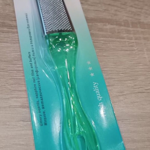 Foot care rasp new with metal file and plastic handle