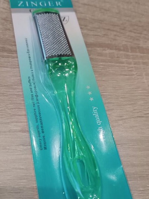 Foot care rasp new with metal file and plastic handle