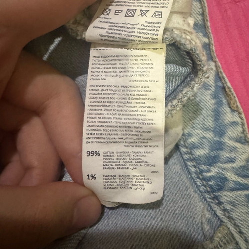 Sinsay Bootcut Jeans used, size 40, light blue wash