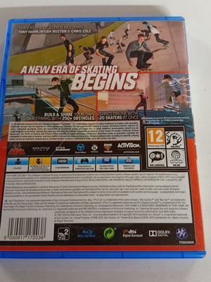 Tony Hawk's Pro Skater 5 PS4 game like new, no scratches