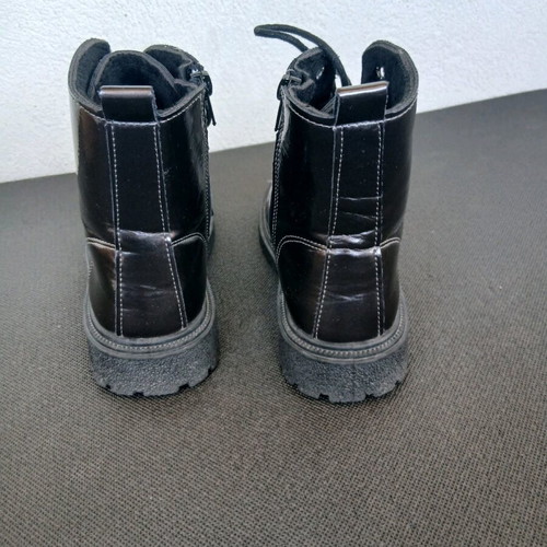 Marikelly kids combat boots No.33 like new, grey silver