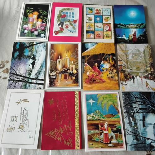 Christmas cards new, pack of 50 pieces