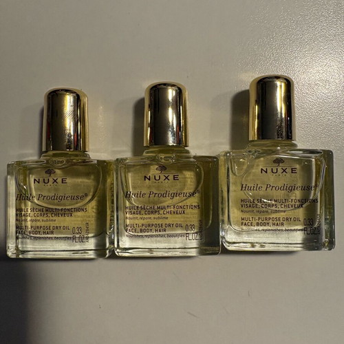 Nuxe Huile Prodigieuse dry oil new, 3*10 ml for face body hair