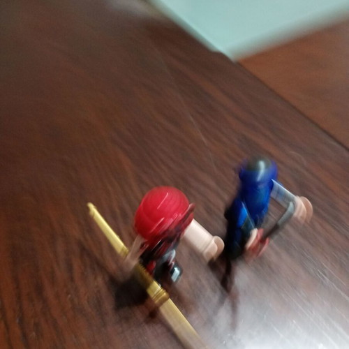 Playmobil Asian warriors used, pack of 2 ninja and samurai