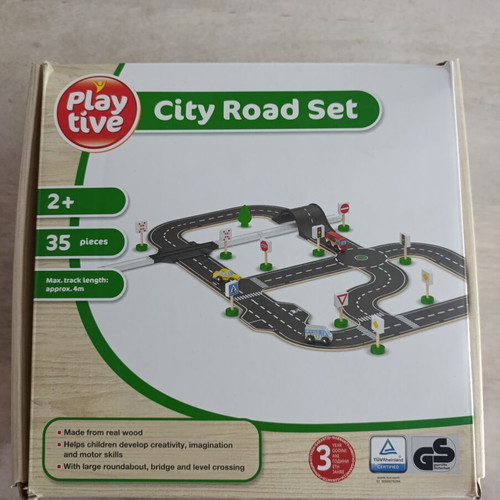Playtive City Road Set wooden toy