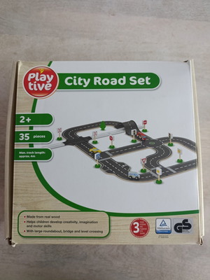Playtive City Road Set wooden toy