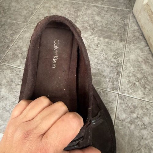 Calvin Klein sport shoes size 45, natural suede, like new