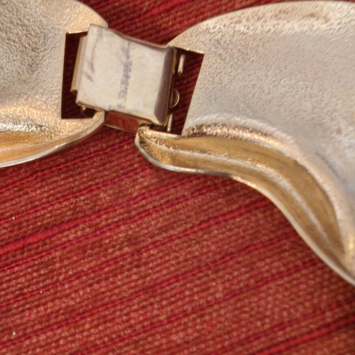 Vintage Statement Gold Collar Necklace like new, 1970s design