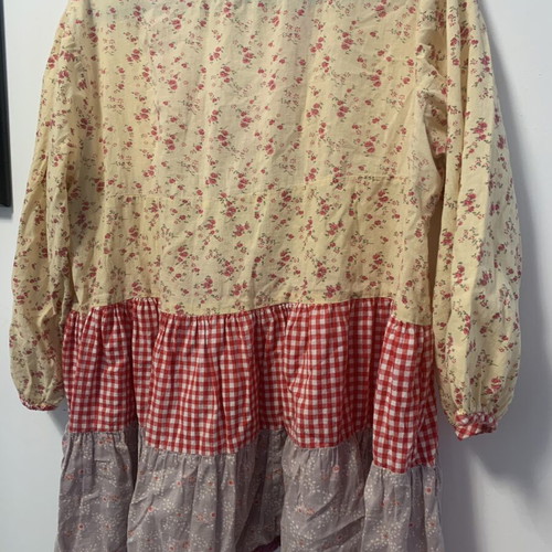Boho Patchwork Women's Blouse Nad used, multicolor, size S