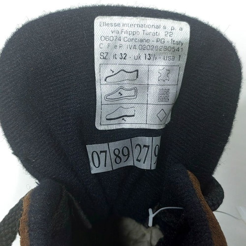 Ellesse Vintage Suede Boots Size 32 New Old Stock