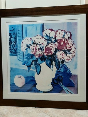 Μεταξοτυπία του Γιώργου Χαδούλη Άνθη Τριανταφυλιάς σαν καινούργια