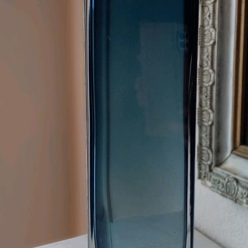 KROSNO vase used, blue color