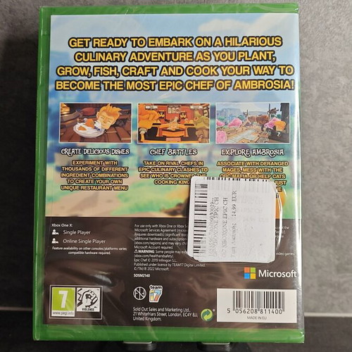 Epic Chef Xbox One new