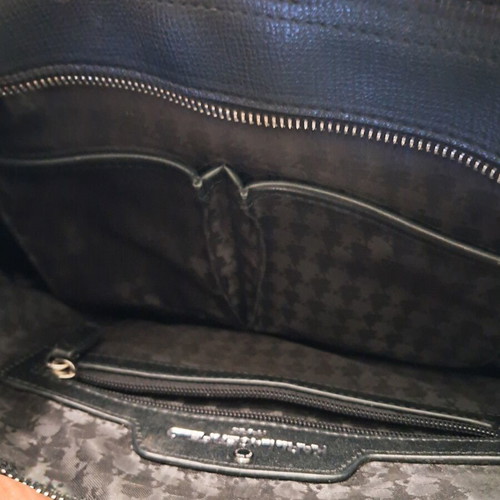 Karl Lagerfeld Paris Graffiti shoulder bag used, black multicolor