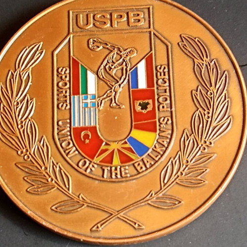 USPB Metal Medal 4th Balkan Police Judo Championship Athens 2002 like new