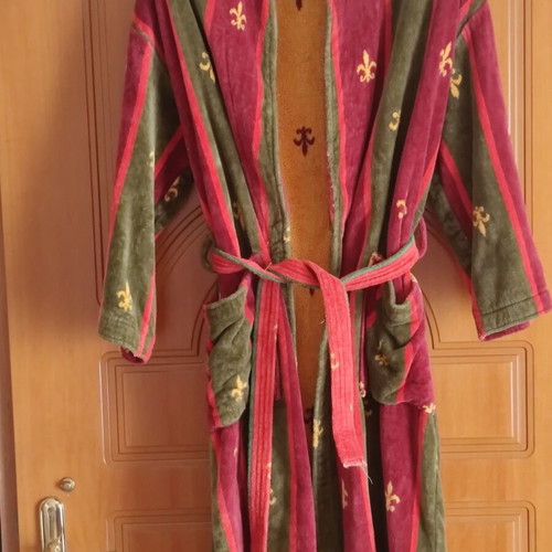 Viopros cotton bathrobe new, size 3 to XL, with belt and pockets