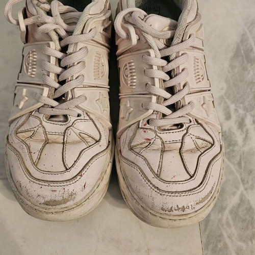 Chiara Ferragni CF-1 pink sneakers used, size 38