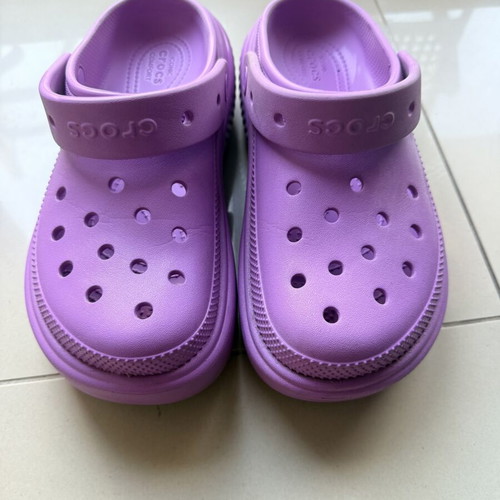 Crocs slippers like new, size 38-39, purple