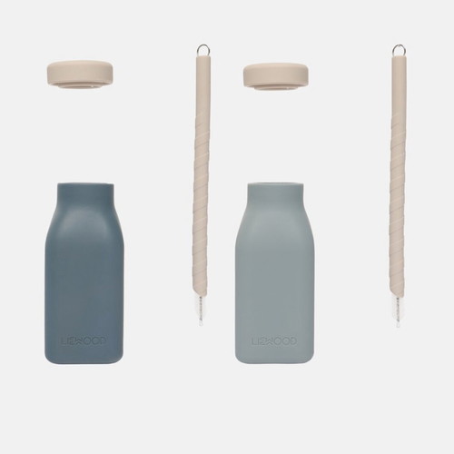 Liewood children's milkshake bottle new silicone material
