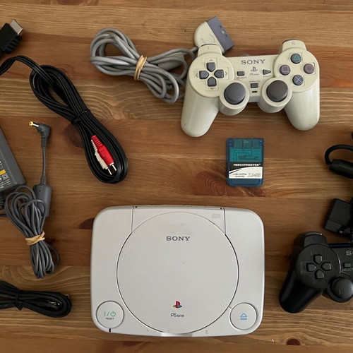 PlayStation One Mini used, non-working, bundle with extras