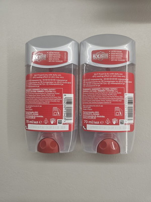 Old Spice Cold Spice antiperspirant clear gel 70ml, pack of 2