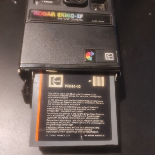 Kodak EK160-EF instant camera vintage retro