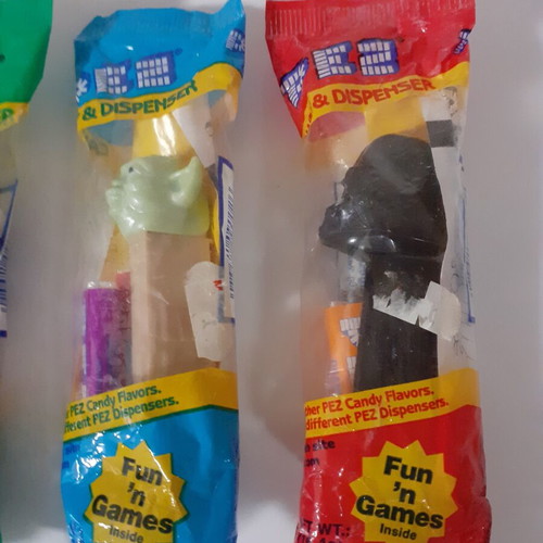 Pez Star Wars sealed packs new, set of four