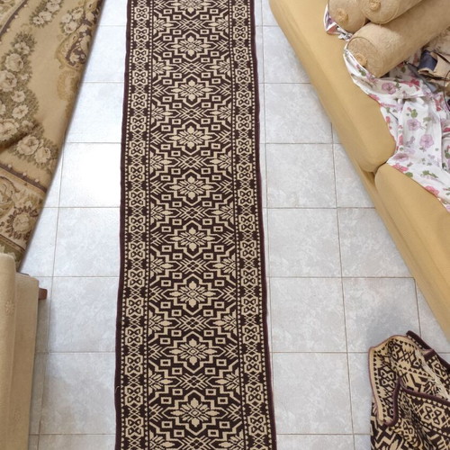 Set of 3 double-sided rugs like new