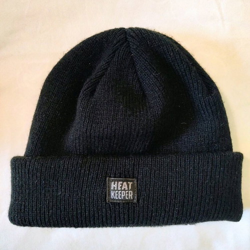 Heat keeper beanie with thermal lining like new, black