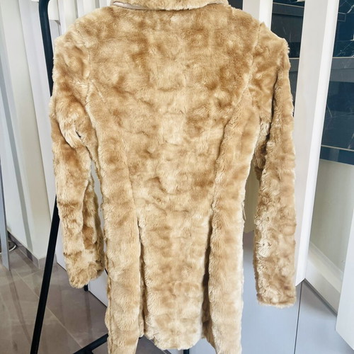 Lipsy Faux Fur Coat camel like new, size UK 8