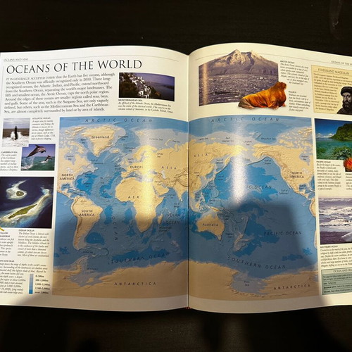 Illustrated Encyclopedia of the Earth like new, hardcover