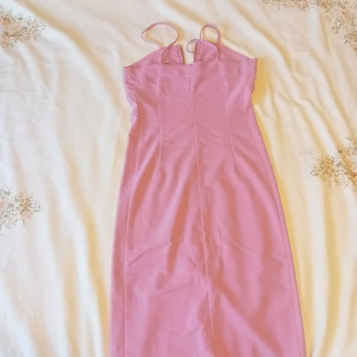 Pink Woman pink elegant dress like new, size M