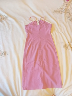 Pink Woman pink elegant dress like new, size M