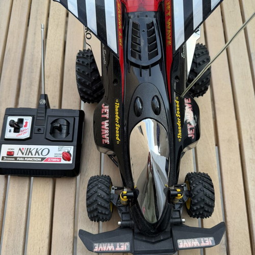 Nikko Jet Wave remote control car used with thunder sound