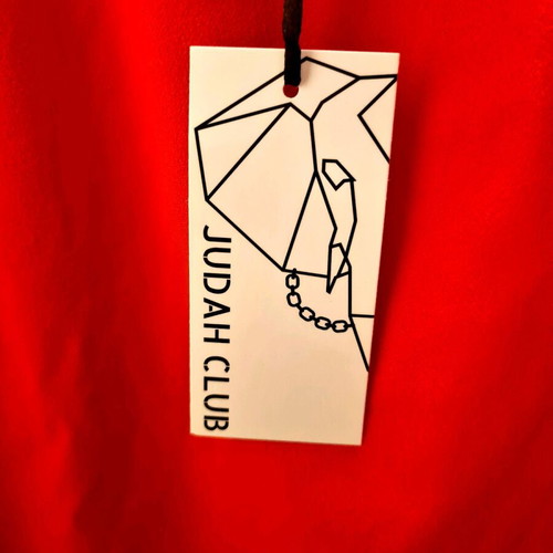 Red Judah Club dress new, elastic, size M