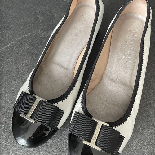 Hispanitas shoes like new, black and white, size 37
