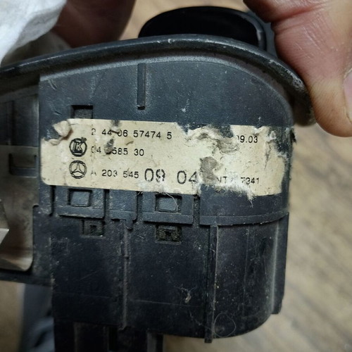 Mercedes-Benz W203 headlight control switch A 2035450904