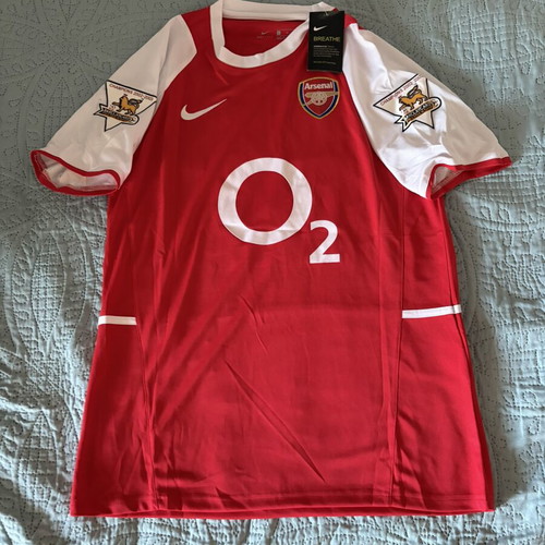 Arsenal Home Jersey 2003/04 Invincibles Henry #14 Large