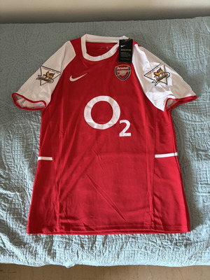 Arsenal Home Jersey 2003/04 Invincibles Henry #14 Large