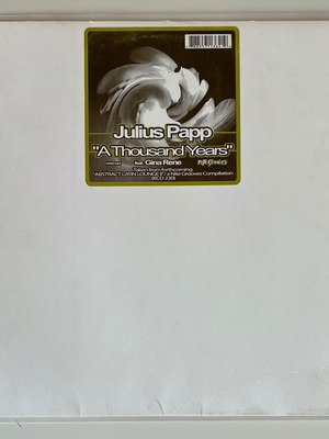 Julius Papp feat. Gina Rene A Thousand Years 12" vinyl used, electronic