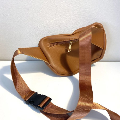 Shein brown crossbody waist bag