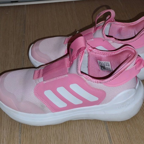 Adidas Tensaur Comfort AC shoes used, pink, size 38 2/3