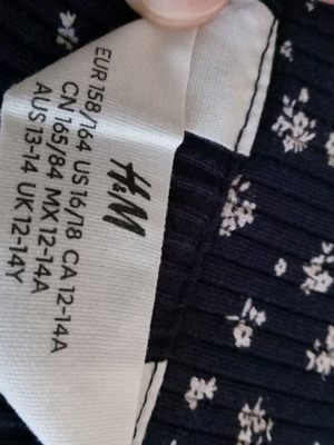 H&M long-sleeve blouse for girl 12-14 years like new