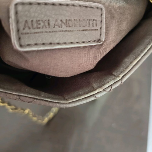 Brown crossbody bag with chain like new
