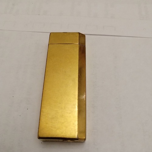 Cartier Paris PLAOUF OR G lighter used, yellow gold 94.6 g