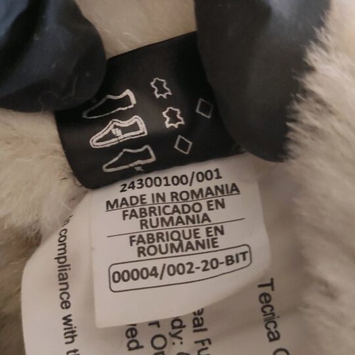 Moon Boot boots used, suede with shearling lining, size 39