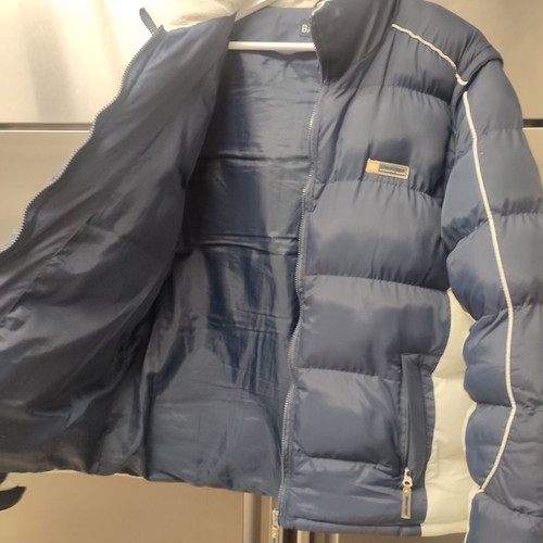 Puffer men's jacket like new, size M, blue