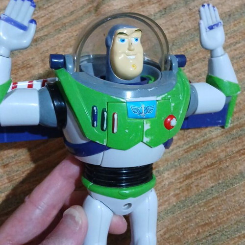 Captain Buzz Lightyear figure used