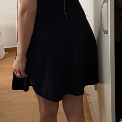 Mini dress cut out like new, blue, one size