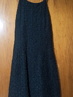 Mini dress black lace with straps like new